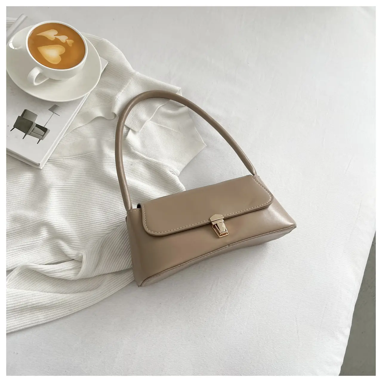 Brown Western Style Satchel Bag for Women — feature 17