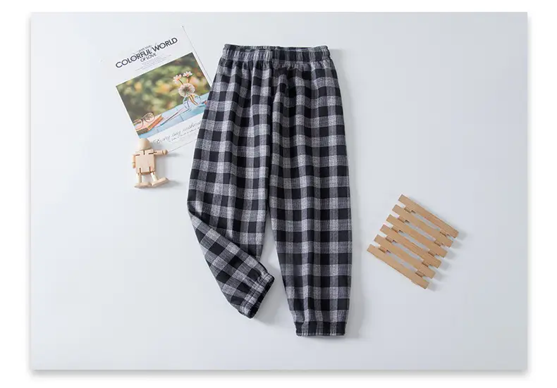 Winter Children's Casual Pants fleece-lined Boys' Sports Pants Small and Medium-sized Children's Outer Wear Sweatpants Girls' Thickened Warm Children's Pants — feature 11