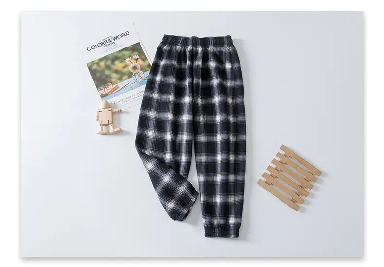 Winter Children's Casual Pants fleece-lined Boys' Sports Pants Small and Medium-sized Children's Outer Wear Sweatpants Girls' Thickened Warm Children's Pants — feature 12