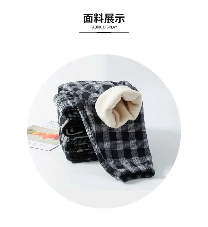 Winter Children's Casual Pants fleece-lined Boys' Sports Pants Small and Medium-sized Children's Outer Wear Sweatpants Girls' Thickened Warm Children's Pants — feature 7