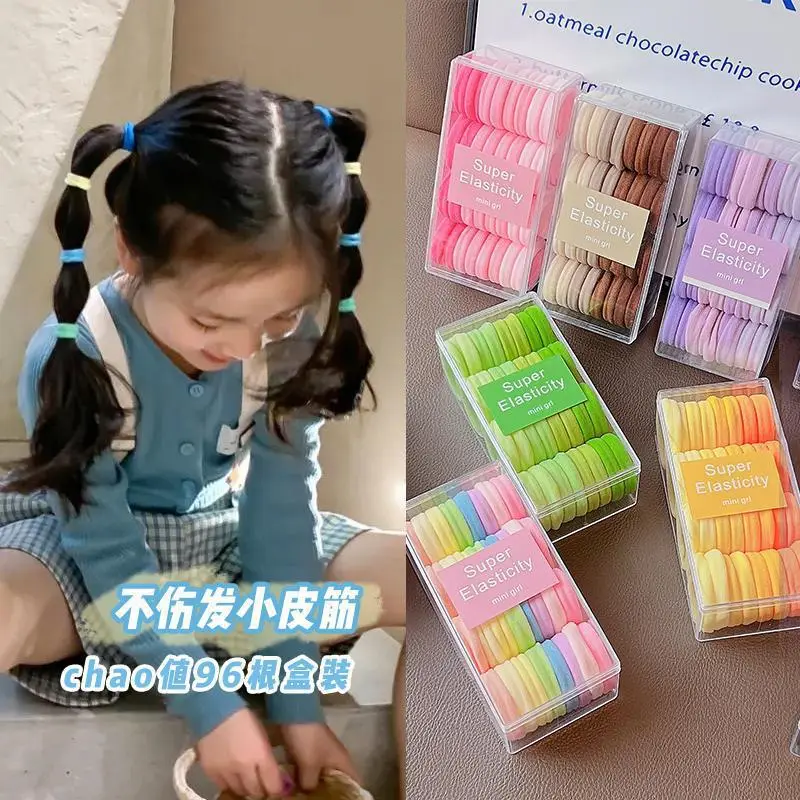 Rainbow Gradient Hair Towel Ring with Elastic Band