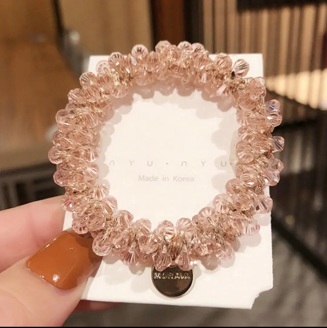 South Korea Dongdaemun Pearl Hair Ring for Women