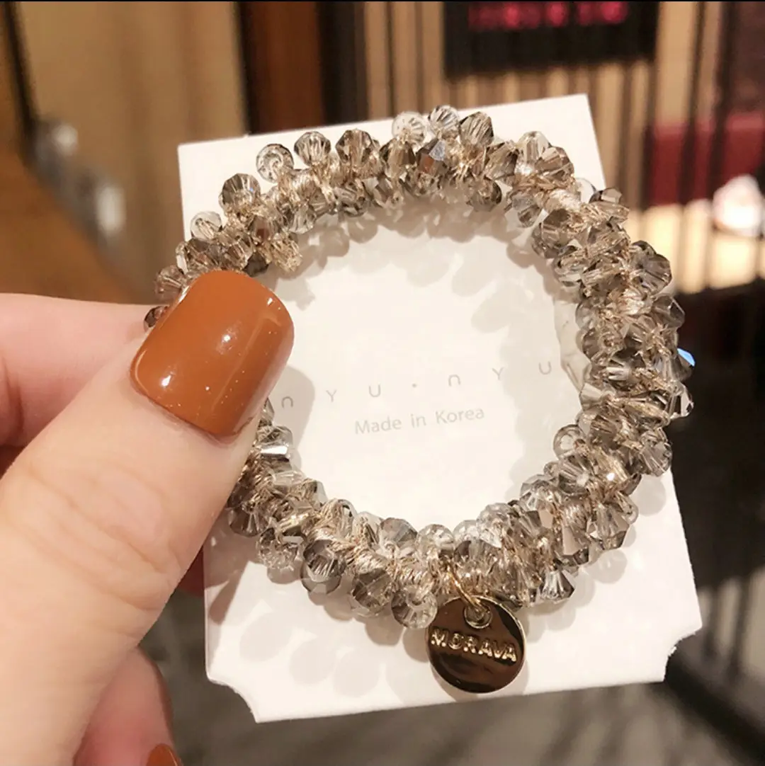 South Korea Dongdaemun Pearl Hair Ring for Women