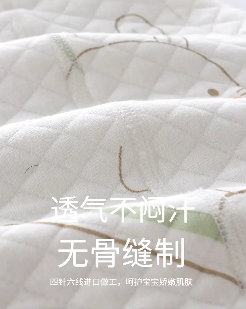 Baby Rabbit Winter Cotton Jumpsuit White Red — feature 9
