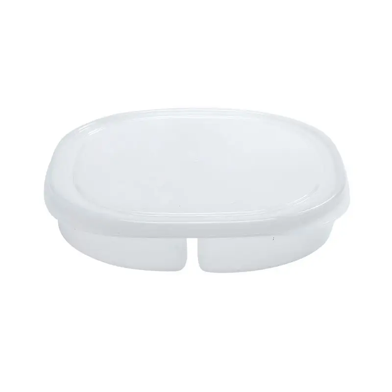 Four-Compartment Meat Vegetable Storage Box with Lid - Image 6