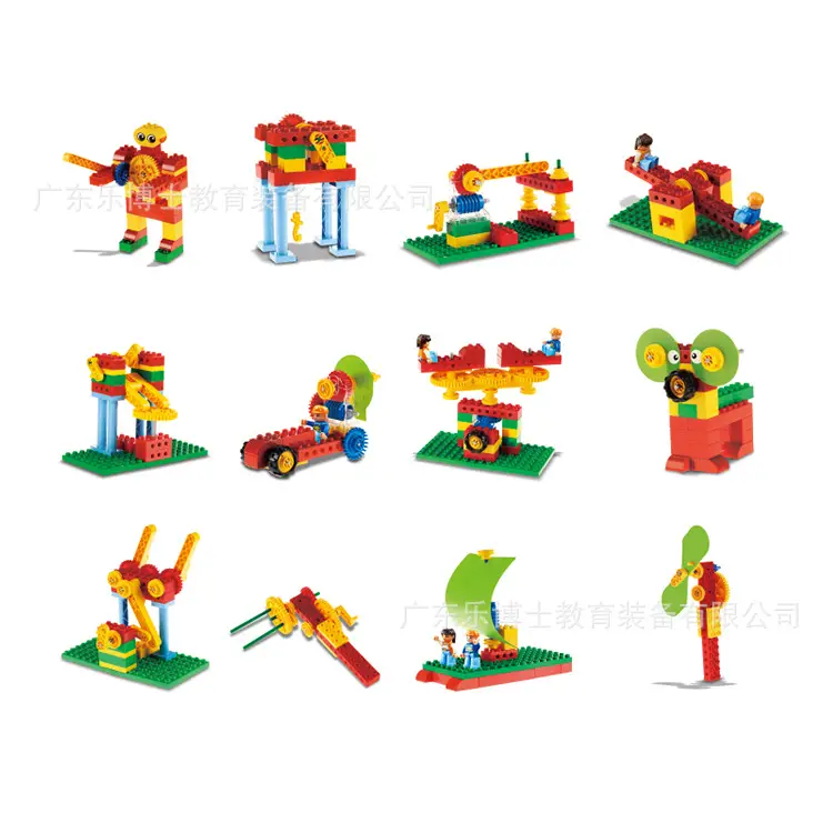 Dr. Le building blocks large particles 2-6 years old compatible with Lego teaching aids 9656 puzzle accessories mechanical gear 3-hole beam - Image 38