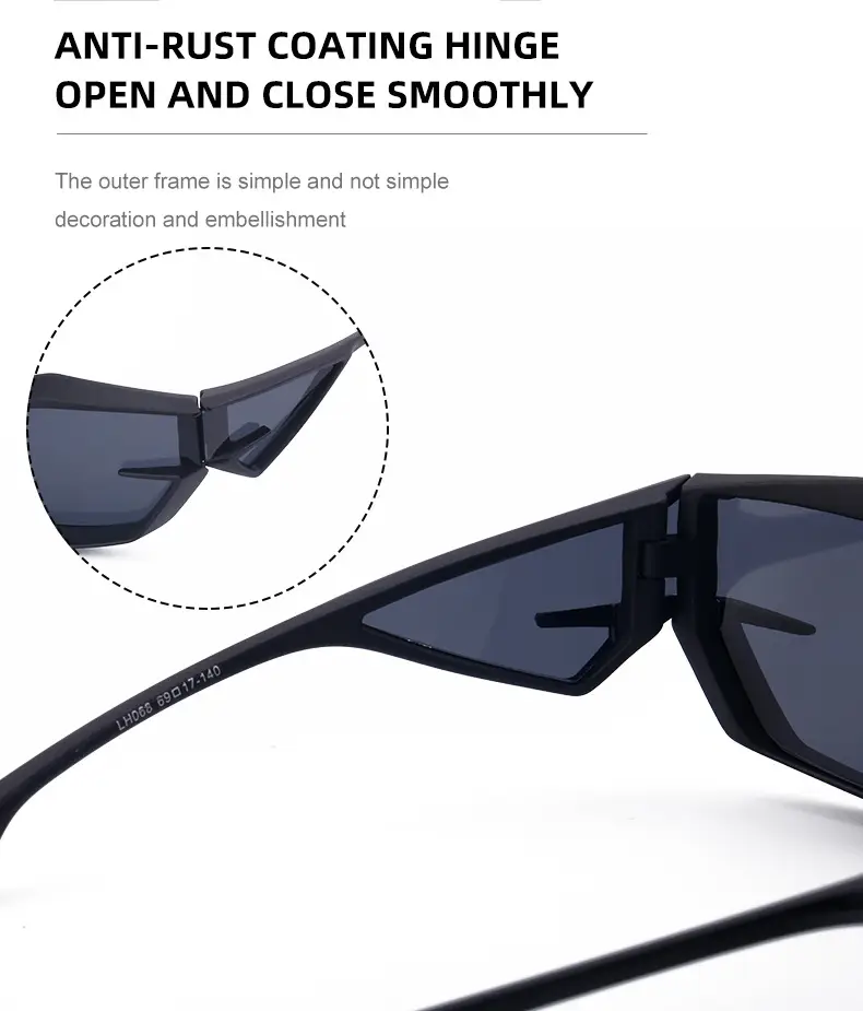 European & American Personality Shaped Sunglasses Men's Y2K Technology — feature 22