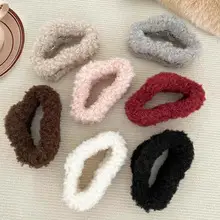 Wool Knitted Hair Clip for Women Autumn Winter — feature 1