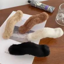Wool Knitted Hair Clip for Women Autumn Winter — feature 10