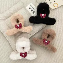 Wool Knitted Hair Clip for Women Autumn Winter — feature 13