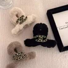 Wool Knitted Hair Clip for Women Autumn Winter — feature 16