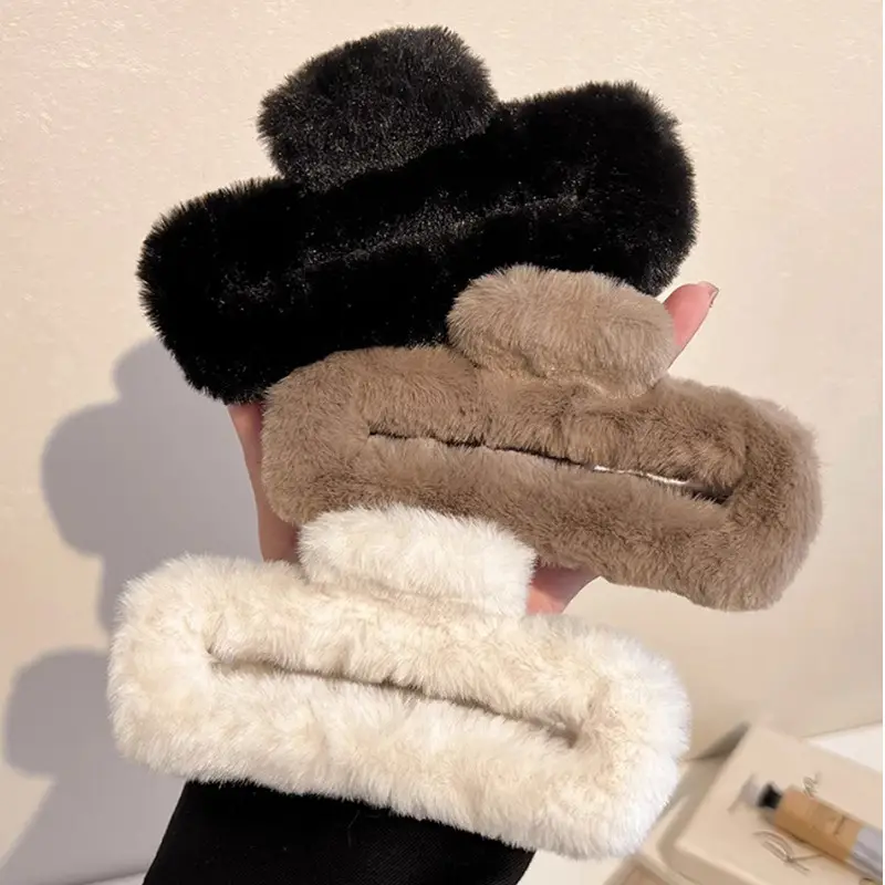 Wool Knitted Hair Clip for Women Autumn Winter — feature 18