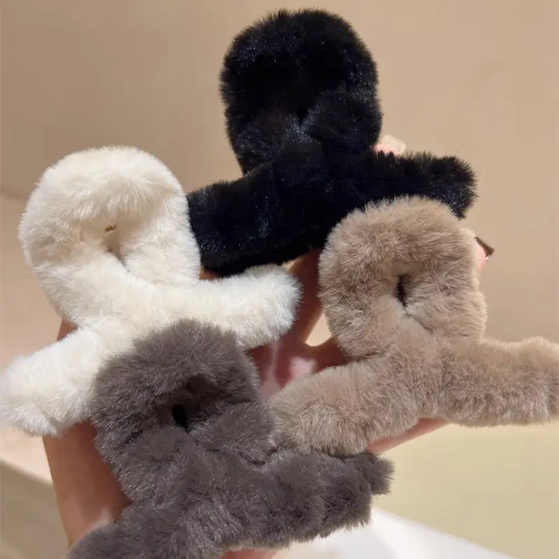 Wool Knitted Hair Clip for Women Autumn Winter — feature 21