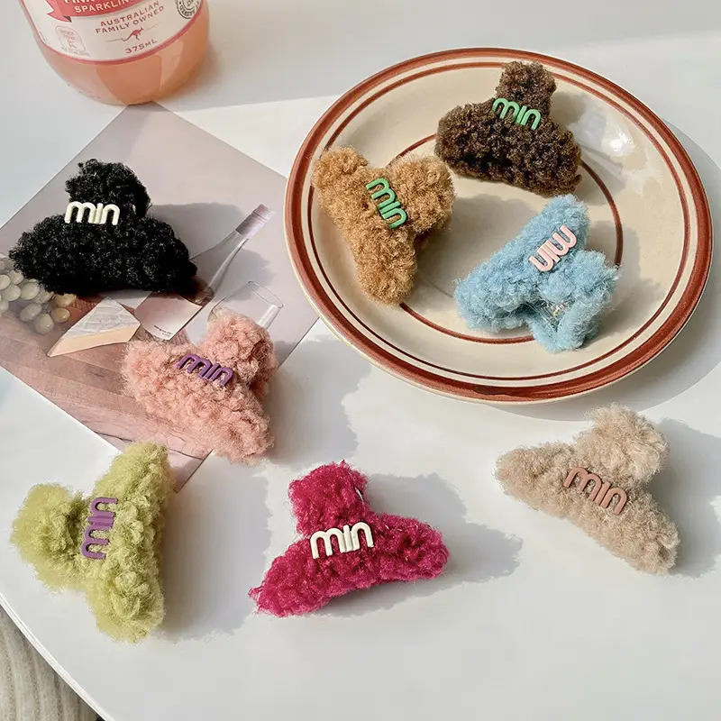 Wool Knitted Hair Clip for Women Autumn Winter — feature 27