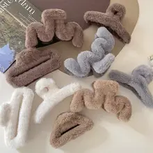 Wool Knitted Hair Clip for Women Autumn Winter — feature 8