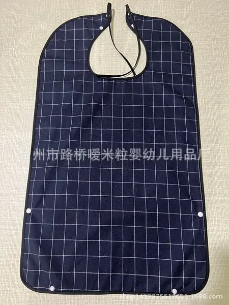 Pink Rose Floral Adult Saliva Towel for Elderly Care - Image 16