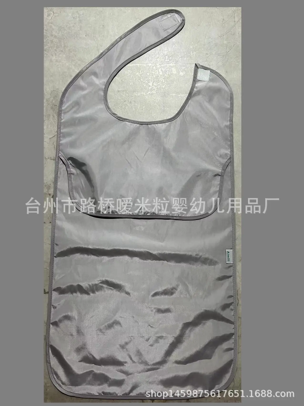 Pink Rose Floral Adult Saliva Towel for Elderly Care - Image 5