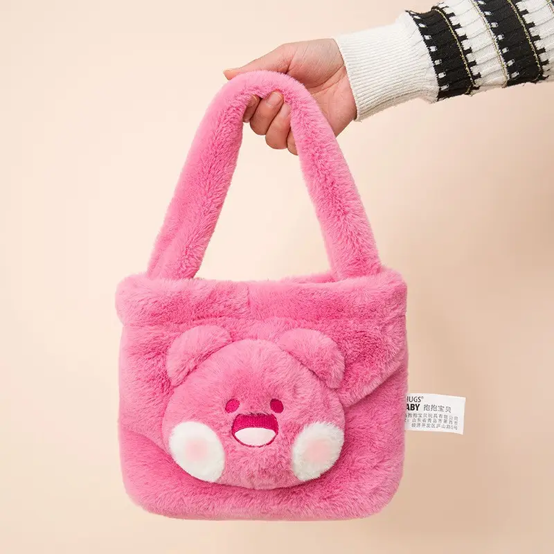 Pink Plush Teddy Bear Doll for Kids - Image 10