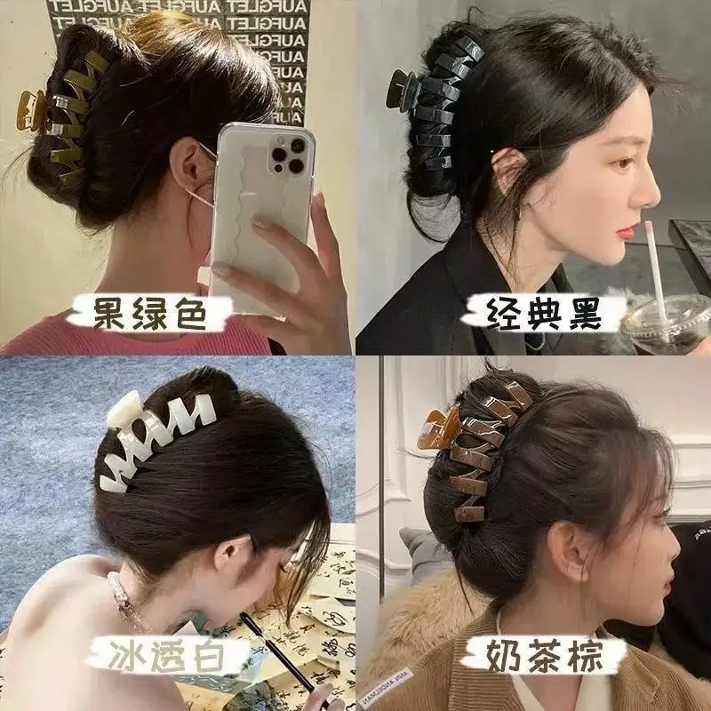 High-Grade Acrylic Shark Clip for Women's Hair - Image 33