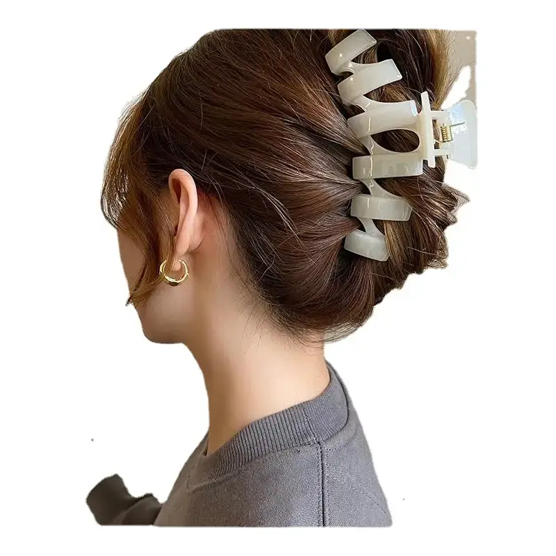 High-Grade Acrylic Shark Clip for Women's Hair - Image 36