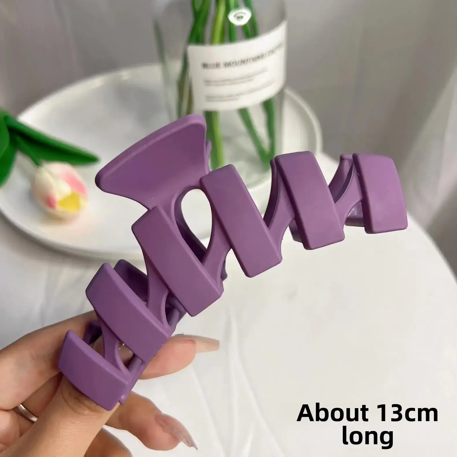 High-Grade Acrylic Shark Clip for Women's Hair - Image 30
