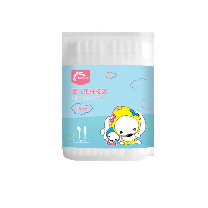Double-Headed Cotton Ear Swabs for Makeup & Ear Cleaning