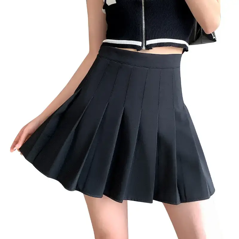 Gray Pleated Skirt Women Summer Spring Autumn 2025 - Image 13