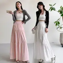Gray Pleated Skirt Women Summer Spring Autumn 2025 — feature 19