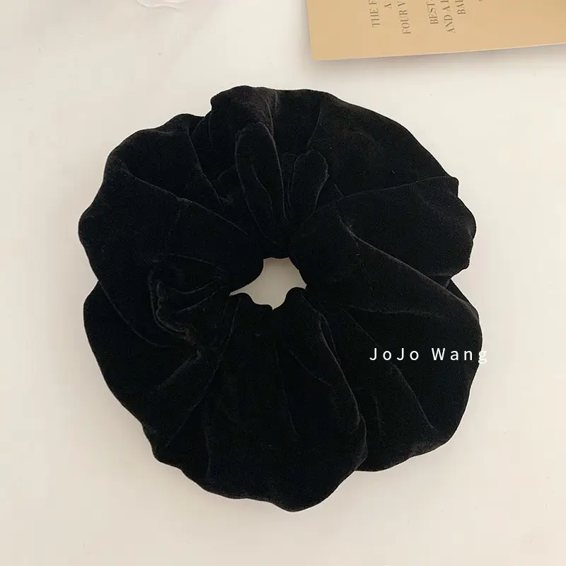 Black Velvet Large Hair Band for Women