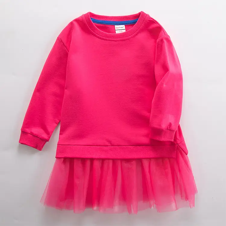 Girls Pink Puffer Sweatshirt Skirt Set — feature 10