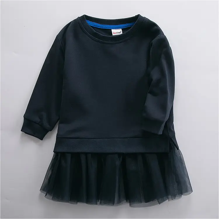 Girls Pink Puffer Sweatshirt Skirt Set — feature 13