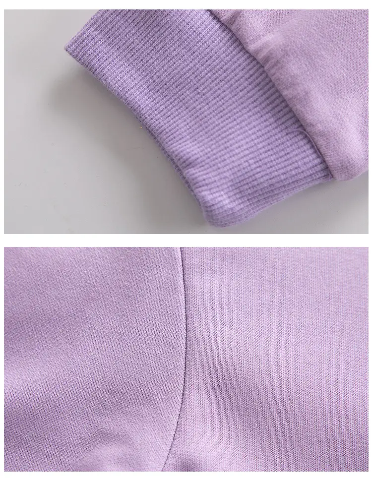 Girls Pink Puffer Sweatshirt Skirt Set — feature 16