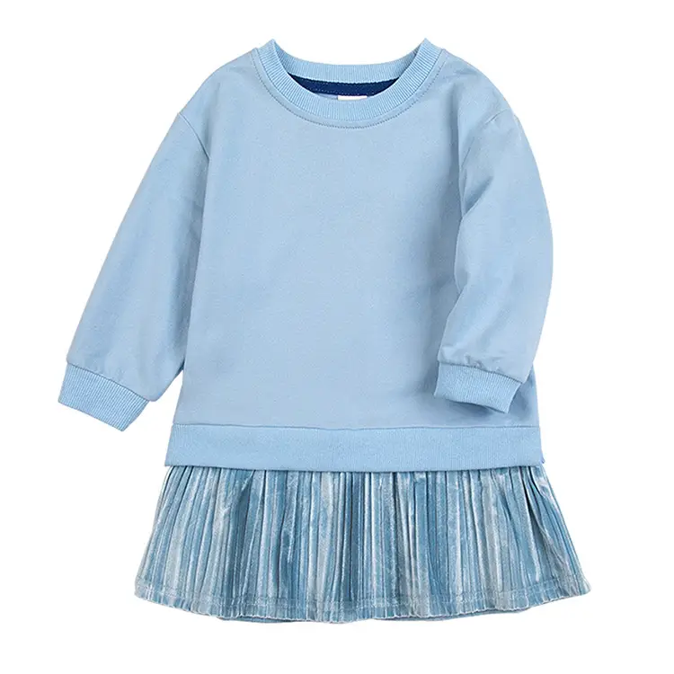 Girls Pink Puffer Sweatshirt Skirt Set — feature 6