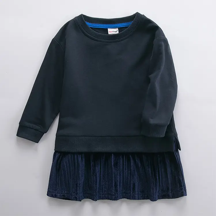 Girls Pink Puffer Sweatshirt Skirt Set — feature 7