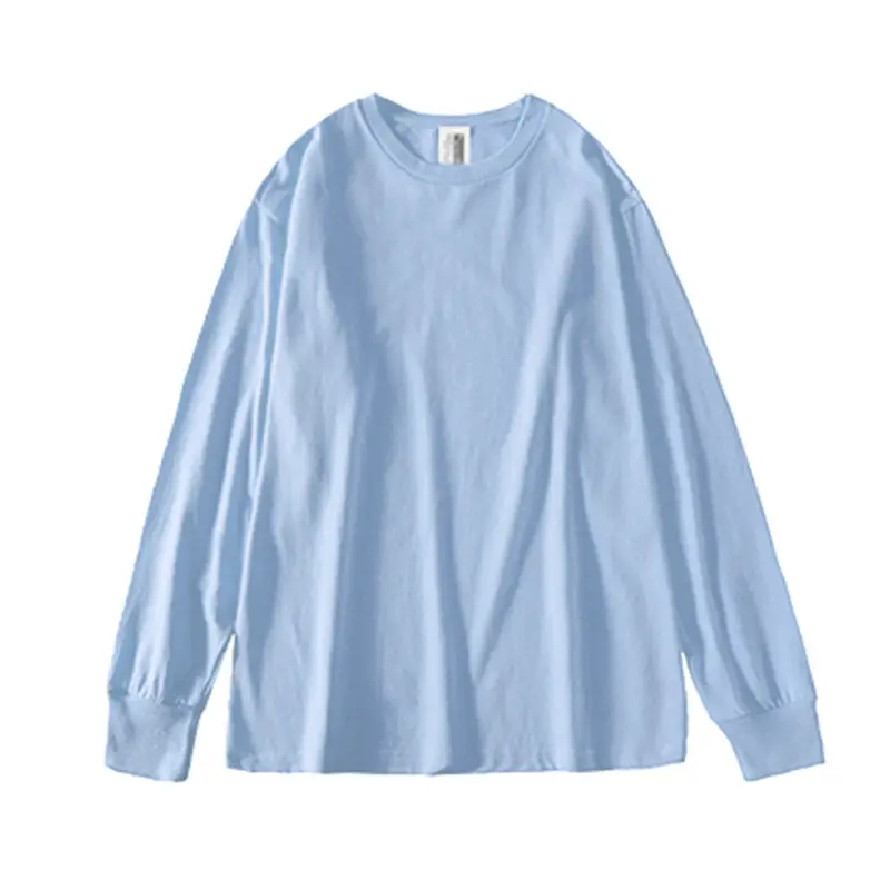 Men's Pure Cotton Round Neck Long Sleeve T-Shirt Large Edition - Image 4