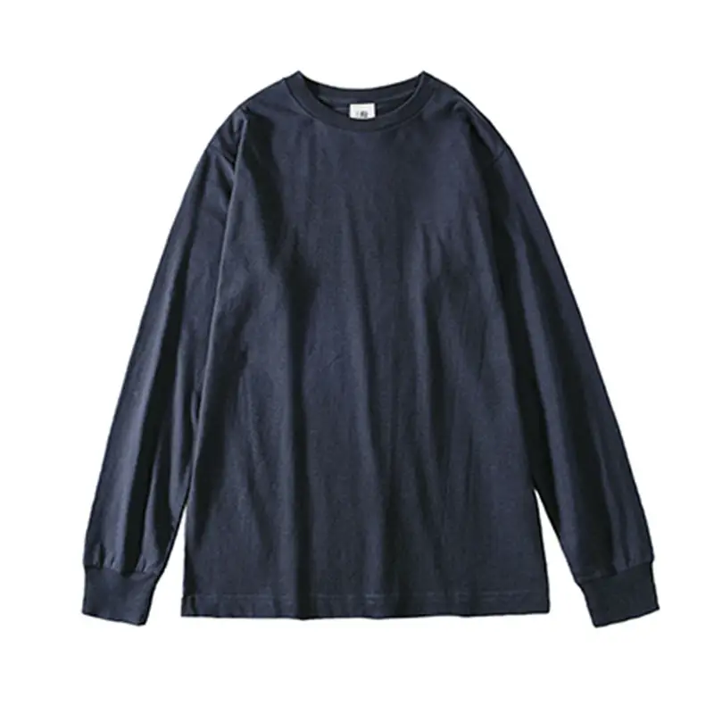 Men's Pure Cotton Round Neck Long Sleeve T-Shirt Large Edition - Image 5