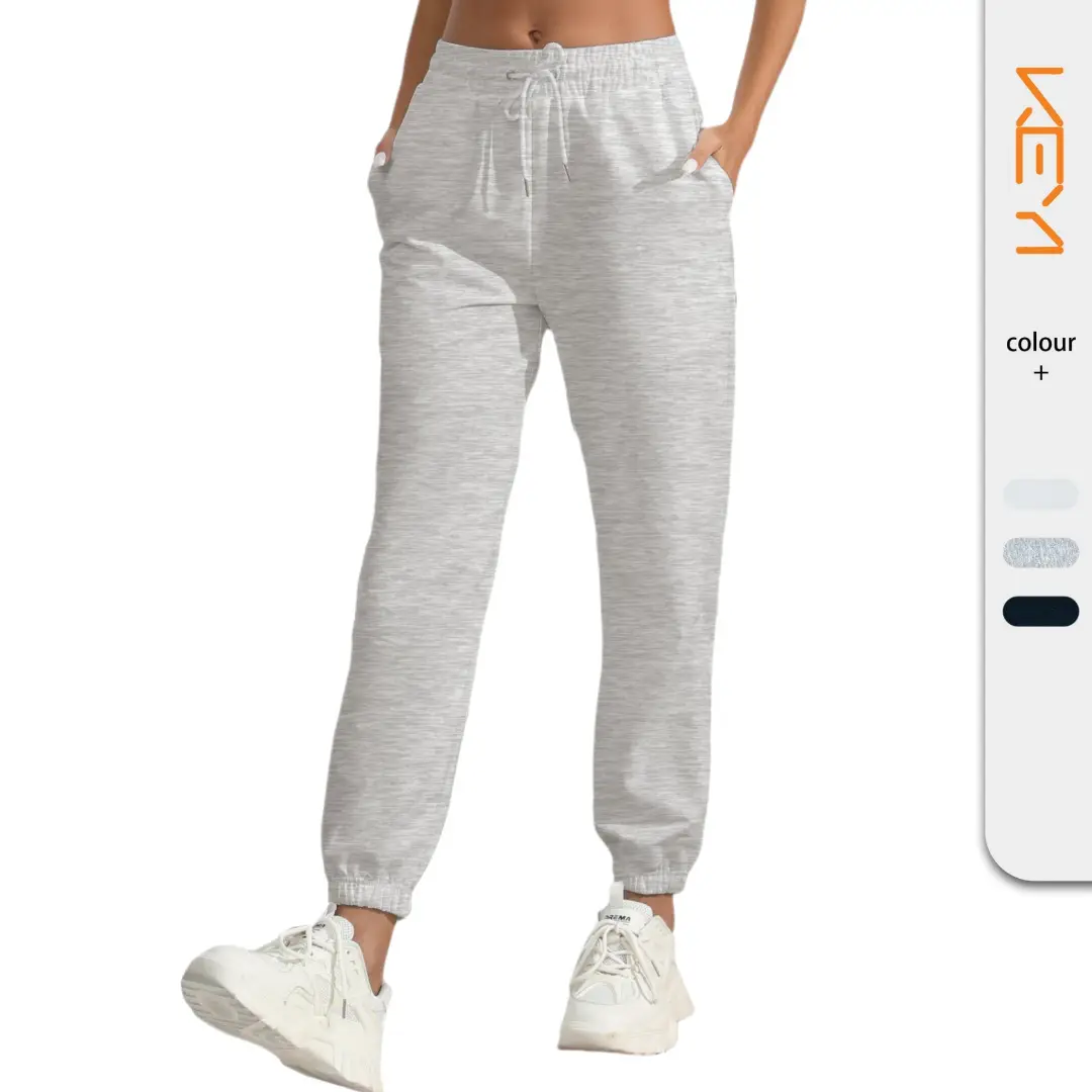 Black Fleece Lined Jogging Pants for Women
