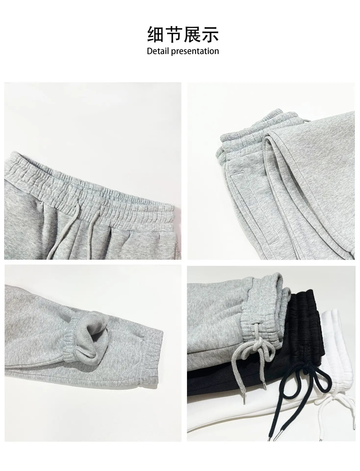 Black Fleece Lined Jogging Pants for Women — feature 37