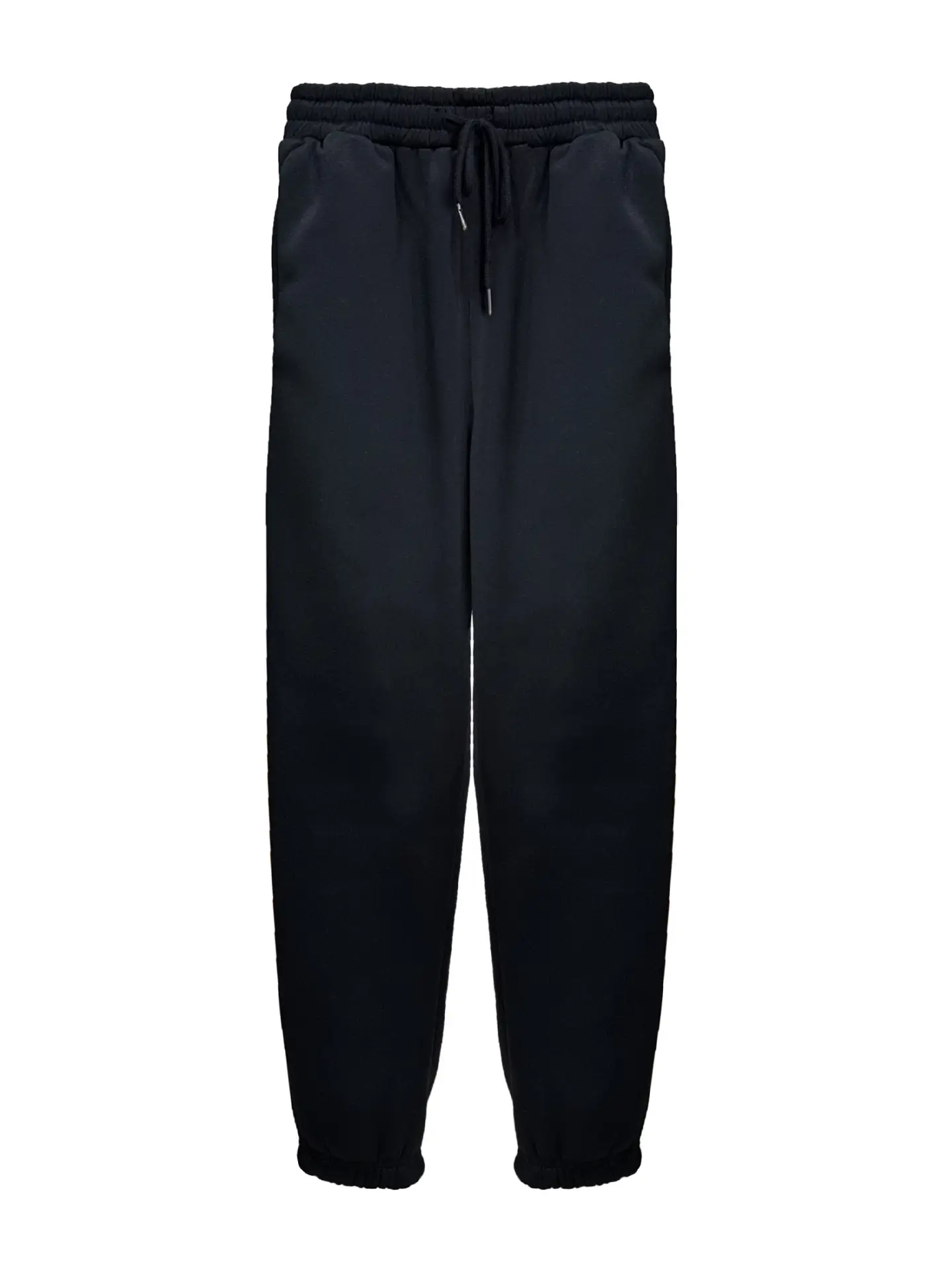 Black Fleece Lined Jogging Pants for Women