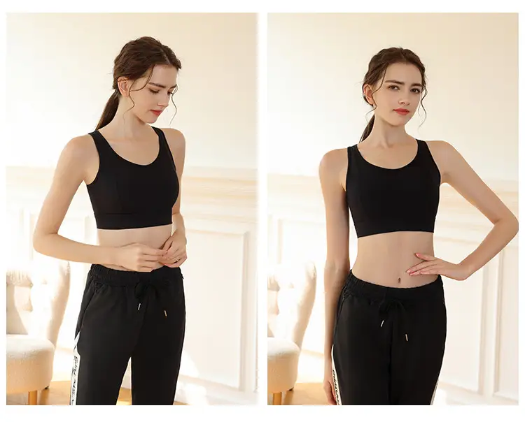 Women Push Up Yoga Bra Anti Sagging Plus Size Wireless Sports — feature 15