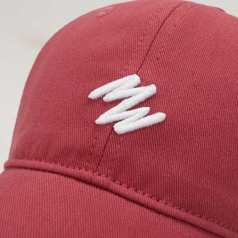 Men's Red Baseball Cap Korean Style - Image 8