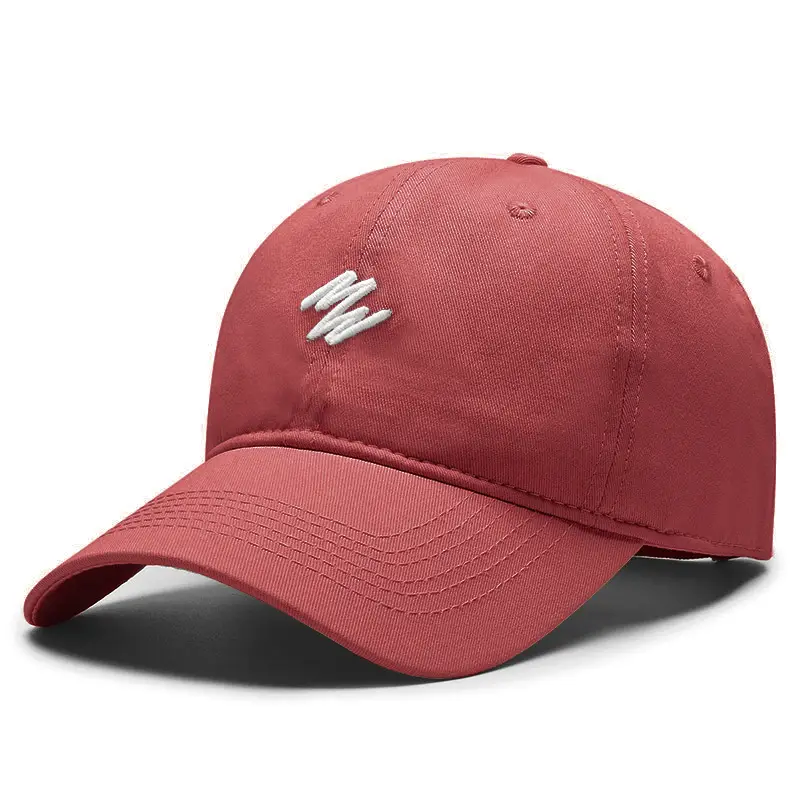 Men's Red Baseball Cap Korean Style - Image 5