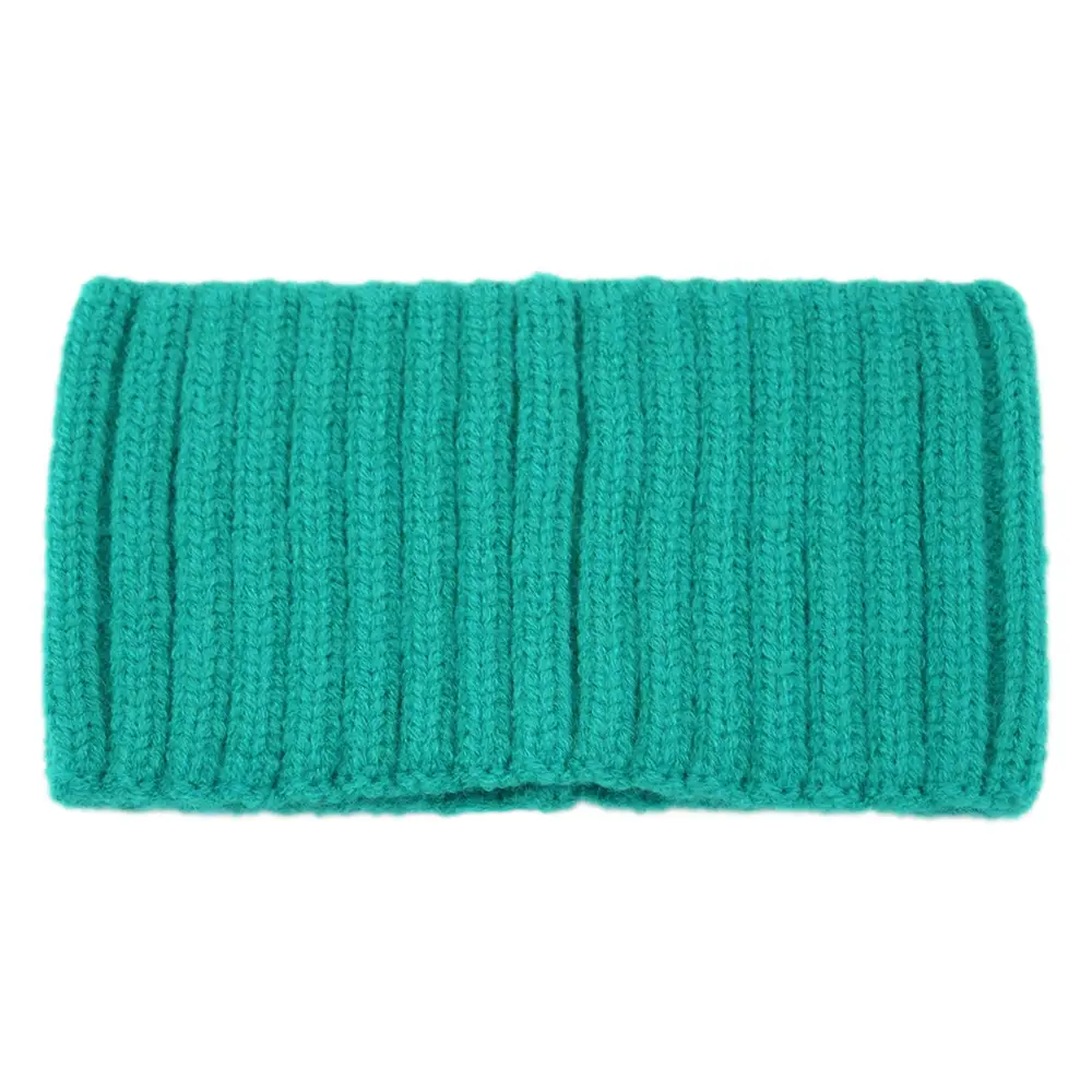Purple Knitted Wool Hair Band with Vertical Texture - Image 12