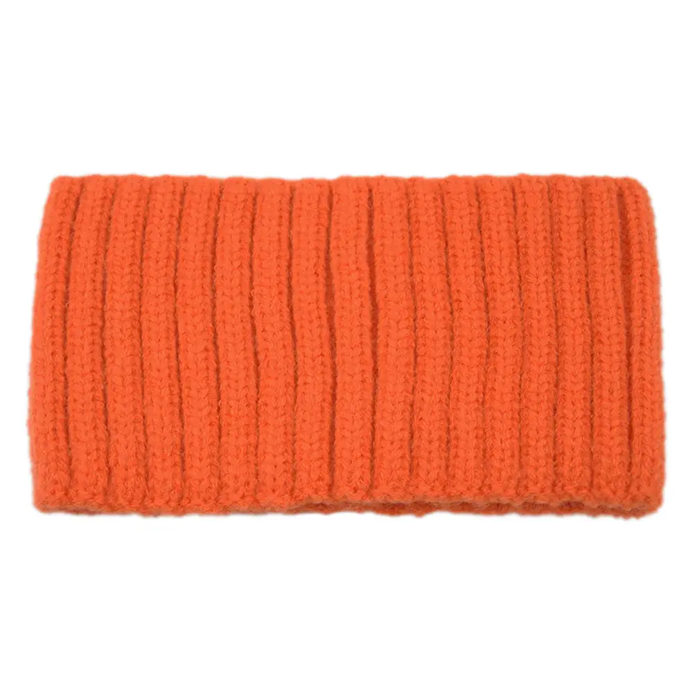 Purple Knitted Wool Hair Band with Vertical Texture - Image 13