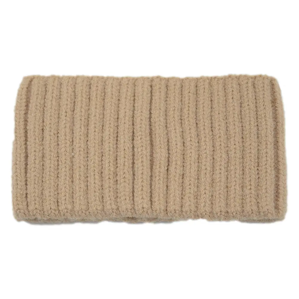 Purple Knitted Wool Hair Band with Vertical Texture - Image 7