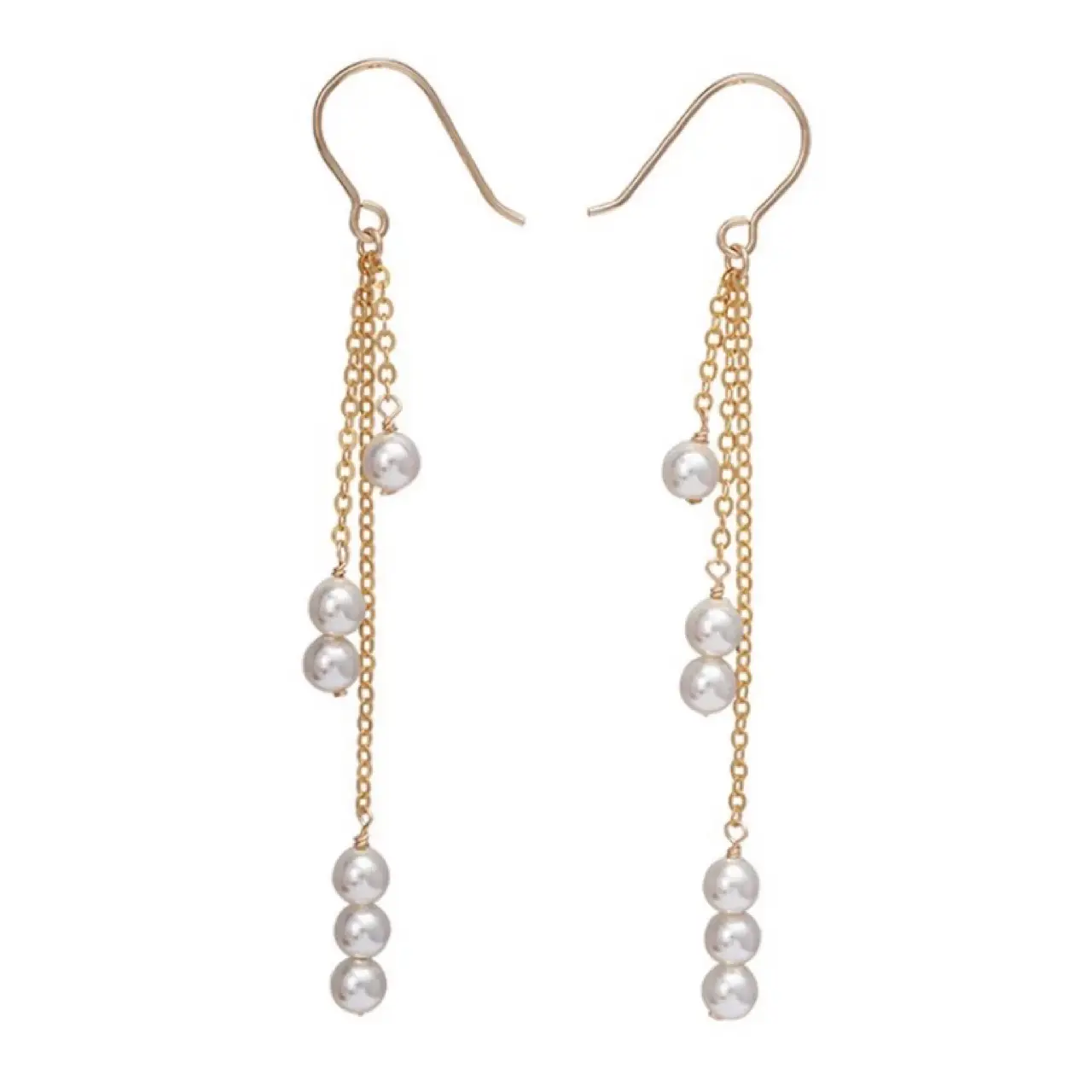 Pearl Earrings for Women Gold Plated Commute Earrings - Image 5