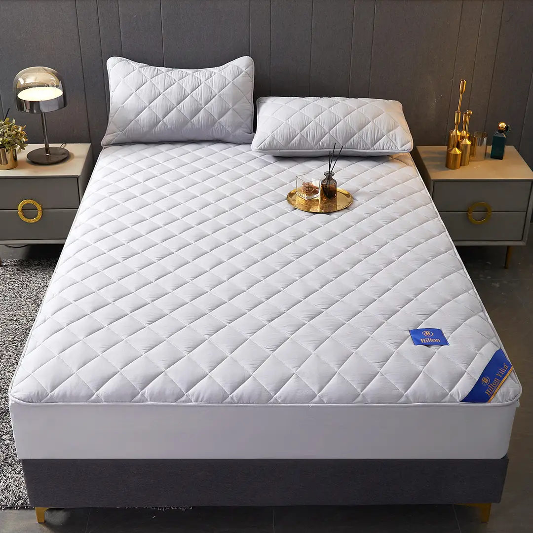 Hilton Yilin Hotel Quilted Bed Sheet Fully Surrounded by Simmons Protective Cover Pure Cotton All-Inclusive Mattress Cover Wholesale