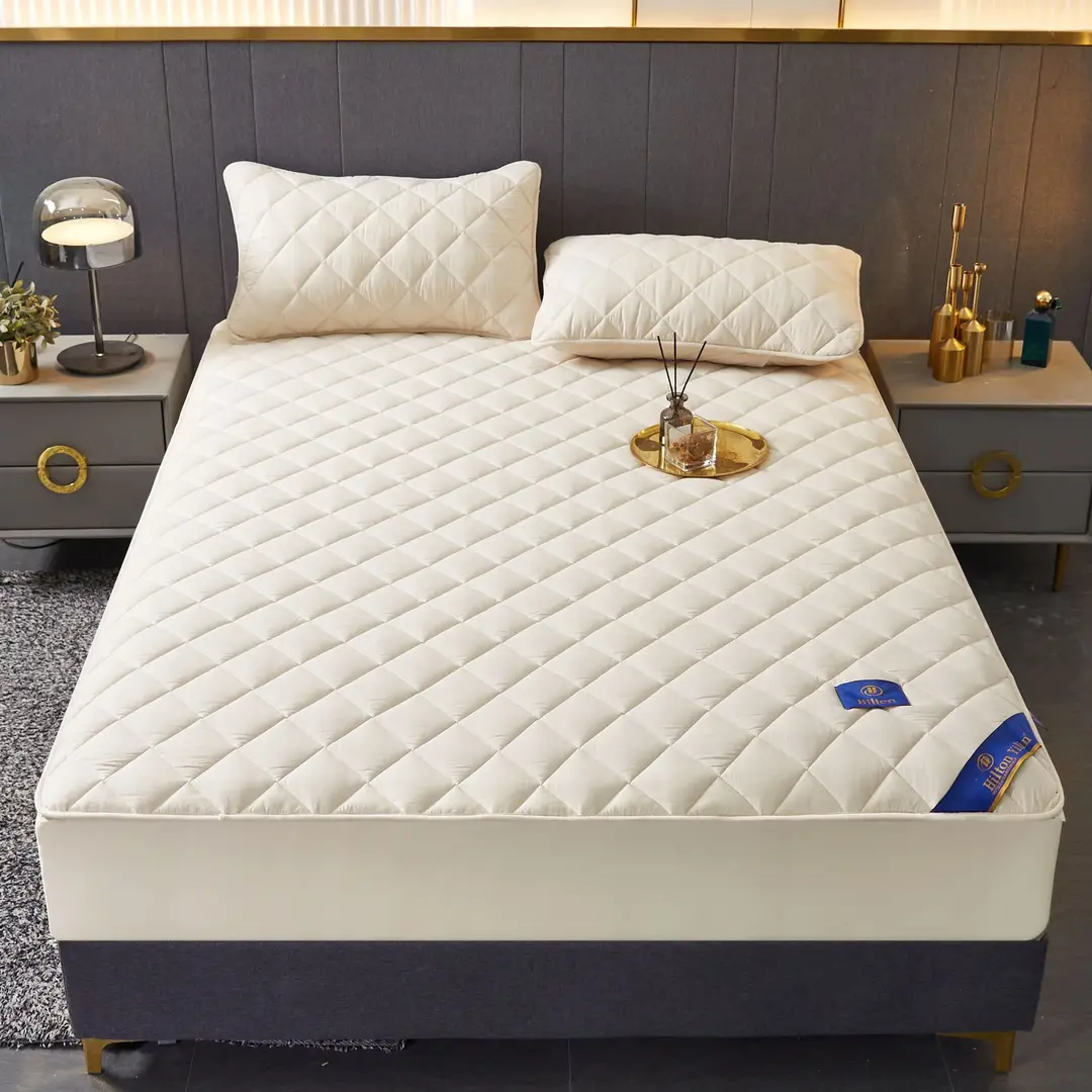 Hilton Yilin Hotel Quilted Bed Sheet Fully Surrounded by Simmons Protective Cover Pure Cotton All-Inclusive Mattress Cover Wholesale