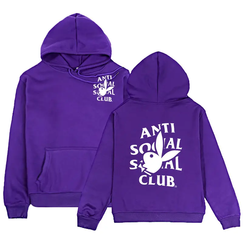 Pink Anti Social Club Hoodie Set for Men Women — feature 7