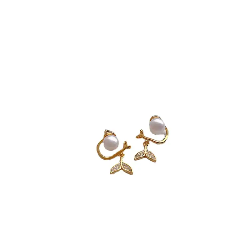 2025 Freshwater Pearl Earrings S925 Silver Needle K-Style - Image 5